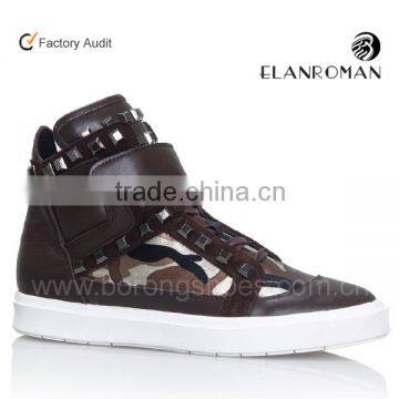 Fashion men sneaker brand name men shoe leather sneaker                        
                                                Quality Choice