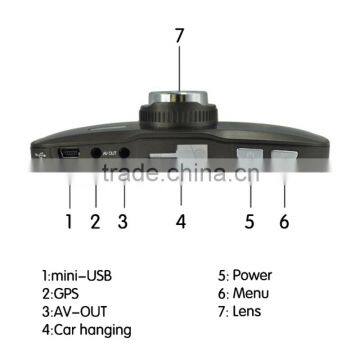 Factory OEM Novatek NTK96220 Night Vision G-sensor Car Dvr 2.7" LDC Car Blackbox Full HD 1080p Car Dvr photo-6