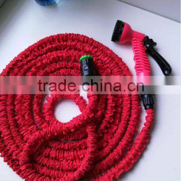 promotion cheap price red magic hose with red cone spray nozzle