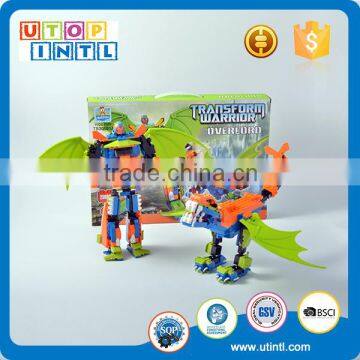 Wholesale toy 2 in 1 DIY a robot or a dragon building block robot                        
                                                                                Supplier's Choice