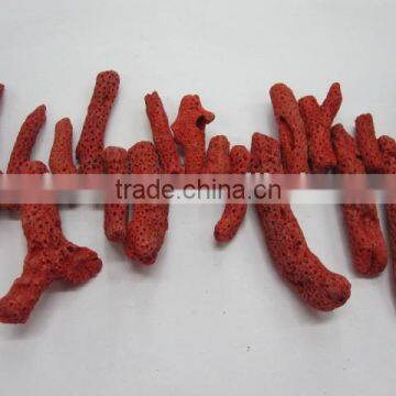 Natural Seaweed Red Coral Rough Nugget Gemstone Mineral Semi Precious photo-2
