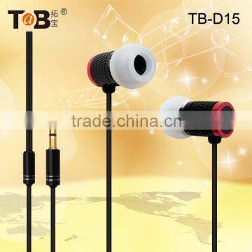 special design metal earphones with 3.5mm plug from China factory consumer electronics