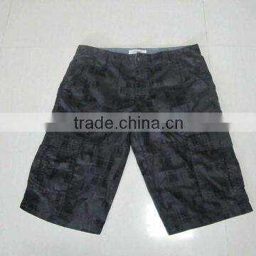 2012 mens fashion camouflage cotton cargo shorts