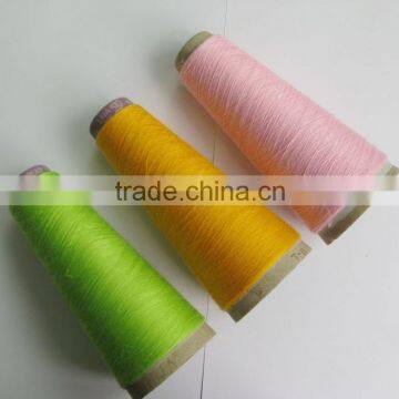 sell yarn: 100% Polyester sewing thread raw white on paper cone , optical white plastic dye tube