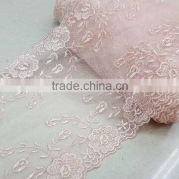 Custom Chantilly Factory Price Border Lace Embroidered Ribbon Tulle Lace Trims/net Lace Trims photo-5