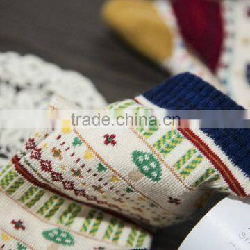 2016 New Arrival Jacquard Women's Fashion Socks Colorful Cotton Socks photo-3