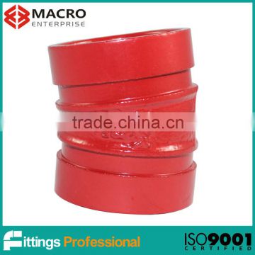 UL/ FM Ductile iron Grooved fittings 11.5D elbow