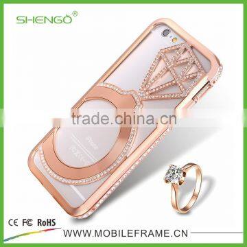 Metal Bumper Diamond Phone Case For IPhone/Samsung photo-5
