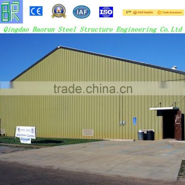 Cheap light steel prefabricated agricultural and industrial used steel sheds