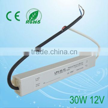 30W 12V waterproof electronic led driver 30w 12v 2.5a