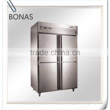 Double temperature refrigerator in refrigerators for hotel restaurant kitchen