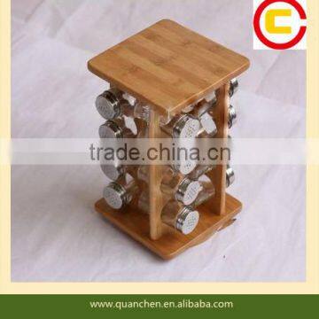 Unique High Quality Bamboo Spice Rack