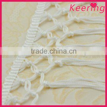 wholesale cotton tassel fringe for lady decoration