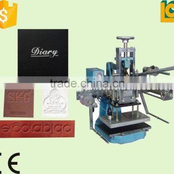 Dongguan leather logo embossed hot stamping machine for leather bagTH-310-1