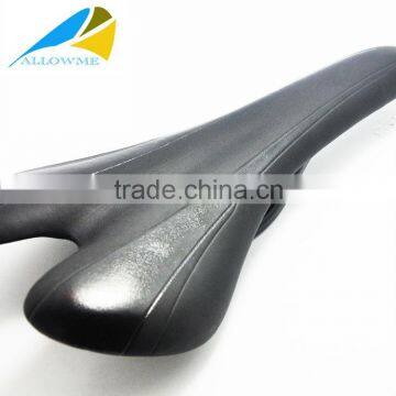 full carbon leather warped road racing bike saddle