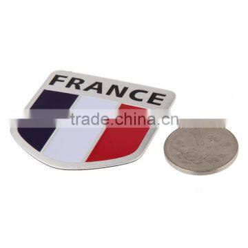 France FR Power Flag Side Rear Emblem Badge Motor Sport Decals Sticker Car