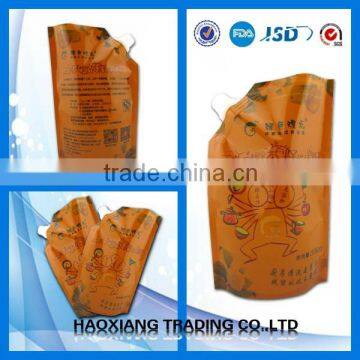 moistureproof and resealable Feature and Food Industrial Use spout pouch, Nice Healthy Spout Water Pouch