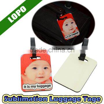 China Wholesale MDF sublimation blank luggage tag