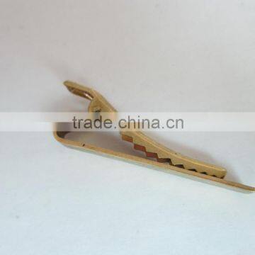 Cheap High Quality Custom Made Solid Brass Tie Clip for Wholesale photo-6