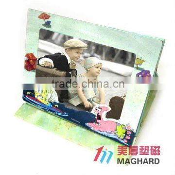 magnetic refrigerator photo frame