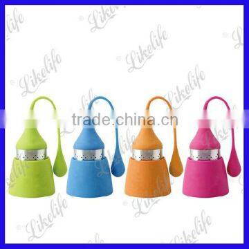 2014 new portable silicone tea strainer