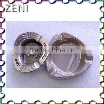 Hot sale fashion outdoor round stainless steel #304 metal ashtray