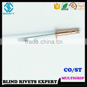 FACTORY DOME HEAD COPPER MULTI GRIP RIVETS photo-3