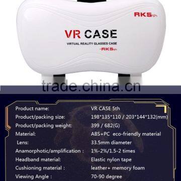 VR glasses headset for Google cardboard glasses for 4.7-6.0" mobile for iPhone 3D VR glasses