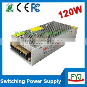 high quality DC 120w 15v switching power supply for led strip lighting 12v 15v 24v 36v