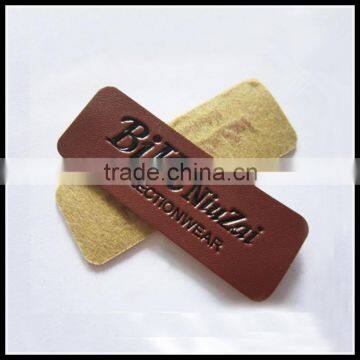 metal jeans leather patch for garment