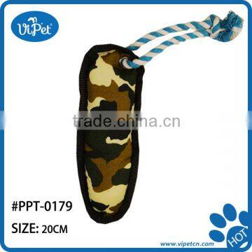 camouflage colors rope soft plush pet toys for dog