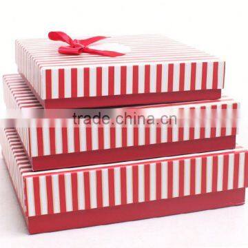 Customized UV Resistant Matte Paper Packaging Box with ribbon Food Packing Full Colors Gifts Packing ---DH20501