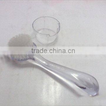 White Plastic Long Handle Manicure Brushes photo-3