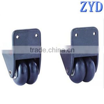 European type twin hard rubber caster wheel (ZYD-CL8704)