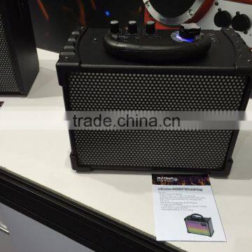 China Supplier Disco Speakers With Portable Handle Multi-Color Colorful Lighted Speaker