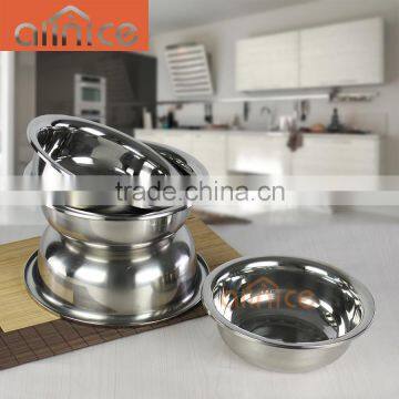 Top sale good quality stock pot set/kitchen basin set /stainless steel mixing pot