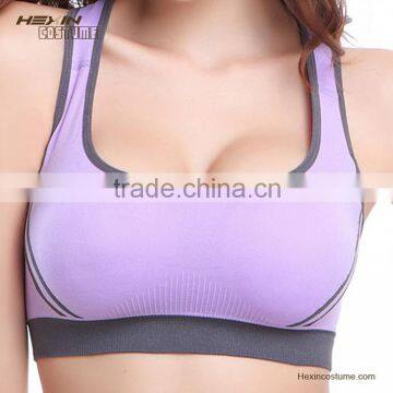 Purple Fashionable Designs Ladies Sports Bra 2016