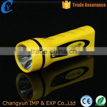 Solar Led Torch Flashlight Electronic Plastic Flashlight
