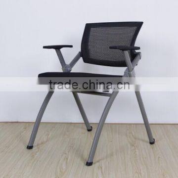 Modern top quality Office Furniture durable Metal plastoc Folding Chair No 1852