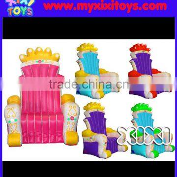 XIXI PVC inflatable king throne chair