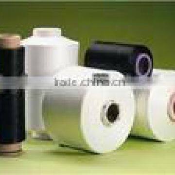 nylon 6 yarn POY DTY raw white semid dull dope dye black