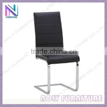 Cheap Restaurant furniture antique accent chairs black leather z shape dining chair