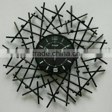 Christmas gift fashion wall clock metal wall clock home decor A battery wall clock Metal clock