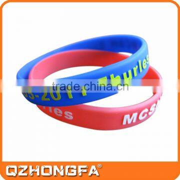 2015 Promotion Gift Cheap Custom Silicone Bracelet