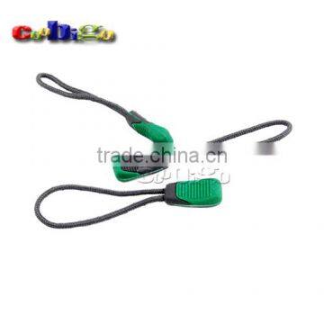 60*10mm Plastic Zipper Pull With Strap For Backpack Gym Suit Garment Accessories #FLC310 Quality Choice photo-2