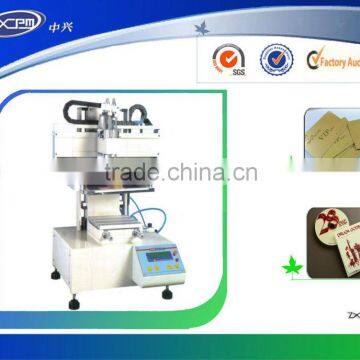 Semi-auto plane screen printing machine