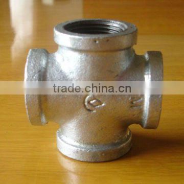 G.I.galvanized forged four way cross pipe fitting BG BEST