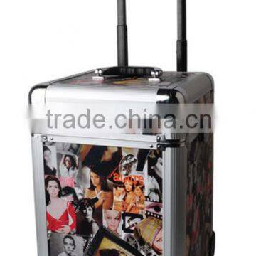 Professional Aluminum Makeup Trolley Case H209
