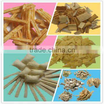Stainless Steel Extruded Snack Food Fried Wheat Flour Bugle Production Line