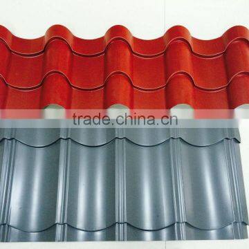 Color coated corrugated steel tile